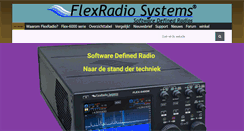 Desktop Screenshot of flex-radio.nl