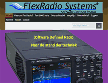 Tablet Screenshot of flex-radio.nl